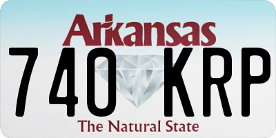 AR license plate 740KRP