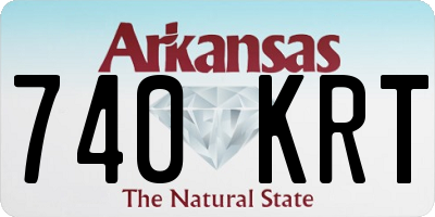 AR license plate 740KRT
