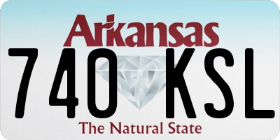 AR license plate 740KSL