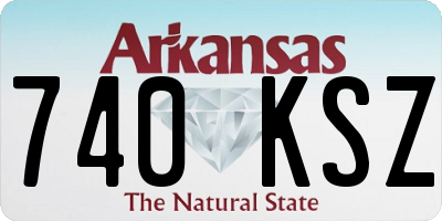 AR license plate 740KSZ