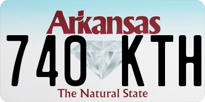 AR license plate 740KTH