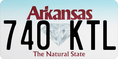 AR license plate 740KTL
