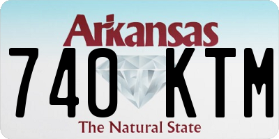 AR license plate 740KTM