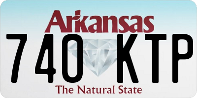 AR license plate 740KTP