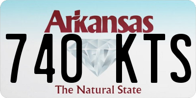 AR license plate 740KTS