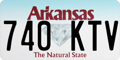 AR license plate 740KTV