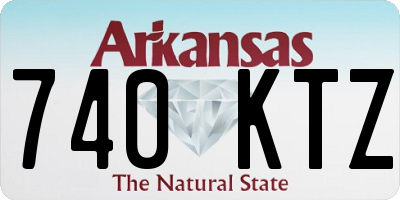 AR license plate 740KTZ