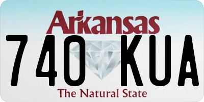 AR license plate 740KUA