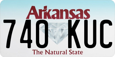 AR license plate 740KUC