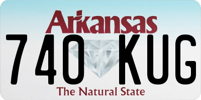 AR license plate 740KUG