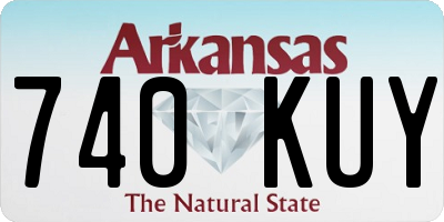 AR license plate 740KUY