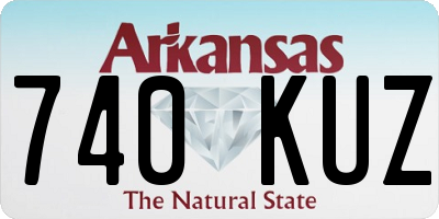 AR license plate 740KUZ