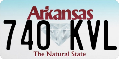 AR license plate 740KVL