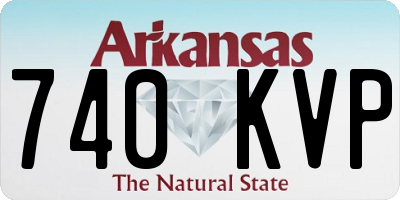 AR license plate 740KVP