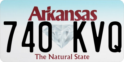 AR license plate 740KVQ