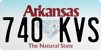 AR license plate 740KVS