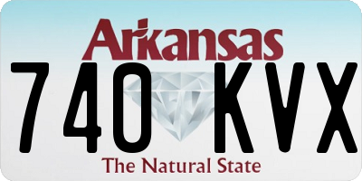 AR license plate 740KVX