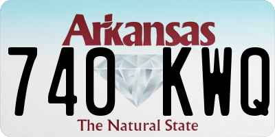 AR license plate 740KWQ