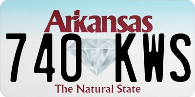 AR license plate 740KWS