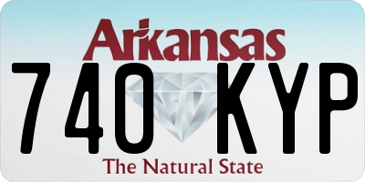 AR license plate 740KYP