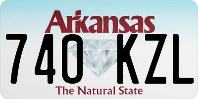 AR license plate 740KZL