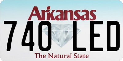 AR license plate 740LED