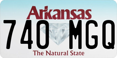 AR license plate 740MGQ