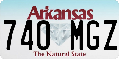 AR license plate 740MGZ
