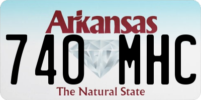AR license plate 740MHC