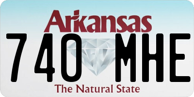 AR license plate 740MHE