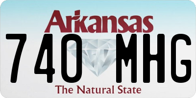 AR license plate 740MHG