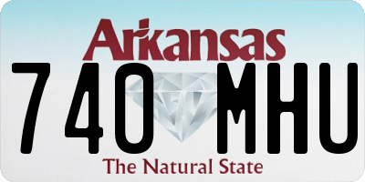 AR license plate 740MHU