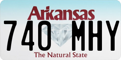 AR license plate 740MHY