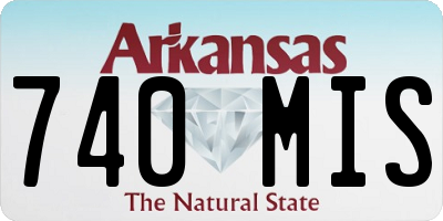 AR license plate 740MIS