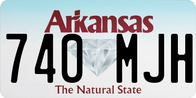 AR license plate 740MJH