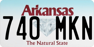 AR license plate 740MKN