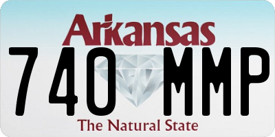 AR license plate 740MMP