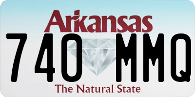 AR license plate 740MMQ