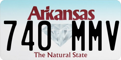 AR license plate 740MMV