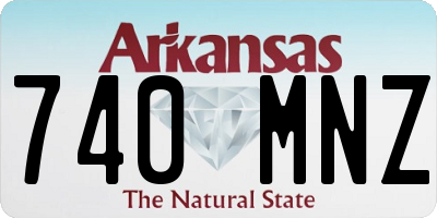 AR license plate 740MNZ