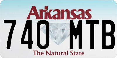 AR license plate 740MTB