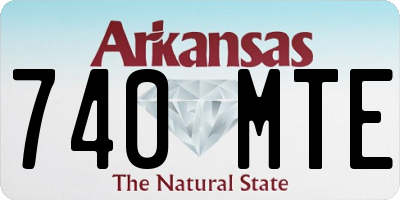 AR license plate 740MTE