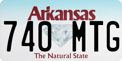 AR license plate 740MTG