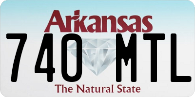 AR license plate 740MTL