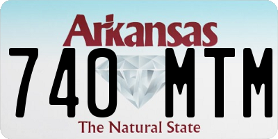 AR license plate 740MTM