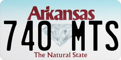 AR license plate 740MTS