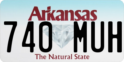 AR license plate 740MUH