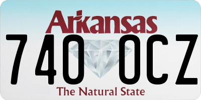 AR license plate 740OCZ