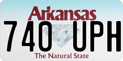 AR license plate 740UPH