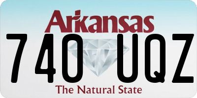 AR license plate 740UQZ